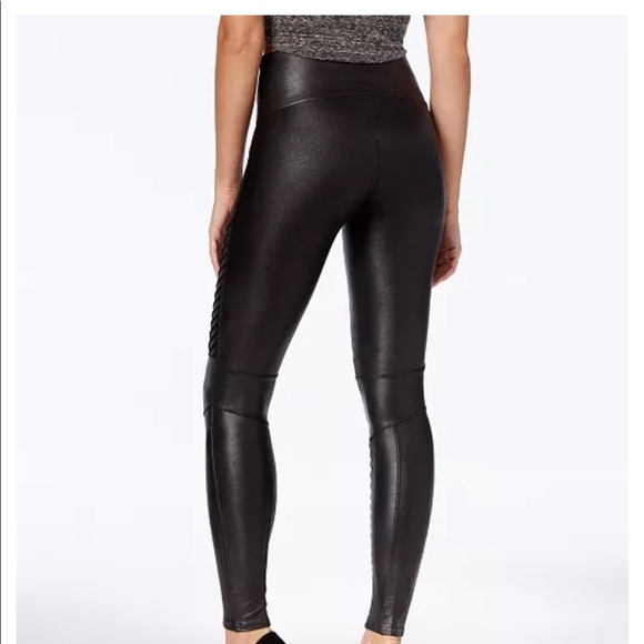 SPANX Other - Spanx Women's Faux-Leather Moto Tummy Control Leggings size XS
